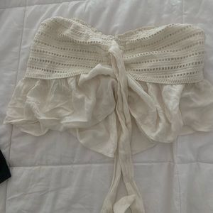 White american eagle tube top
